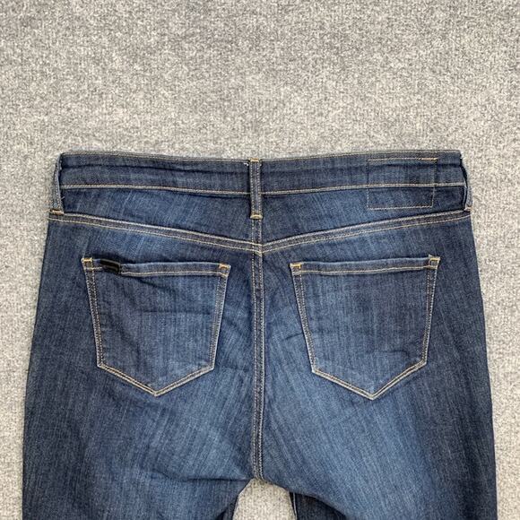 Dish Jeans Womens 30 Performance Denim Straight And Narrow Mid Rise 5 Pocket - Picture 9 of 12